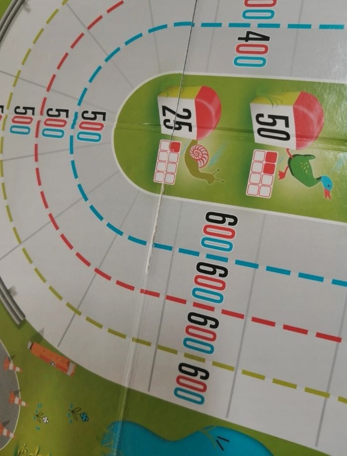 Jeu de société mille bornes sur un plateau - photo numéro 3