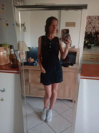 Combishort femme L ou XL noir c71