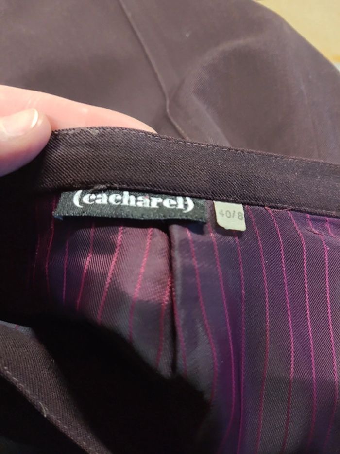 Ensemble jupe et blazer cacharel taille 40 - photo numéro 3