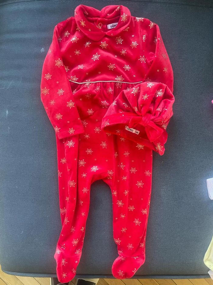 Ensemble pyjamas bonnet 18 mois