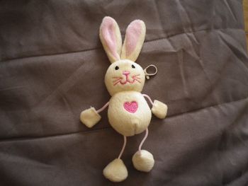 PORTE-CLEF LAPIN