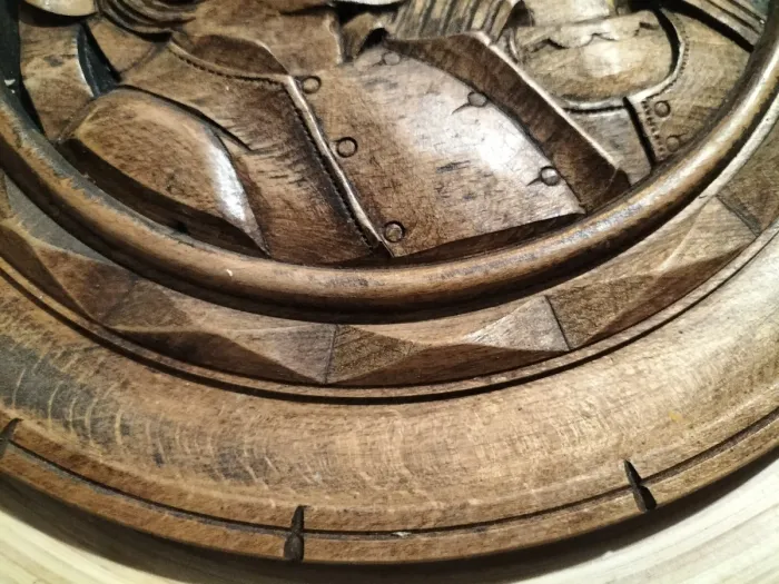 Assiettes murale bois sculpté - photo numéro 5