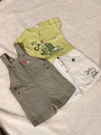 Ensemble 3 pièces "My Car" - Kitchoun - 6 mois