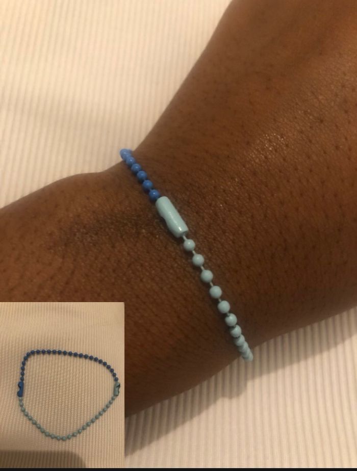 Bracelet bleu a choisir - photo numéro 2