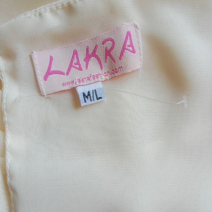 Robe d’été légère dentelle blanc écrue transparente neuve taille M/L - photo numéro 9
