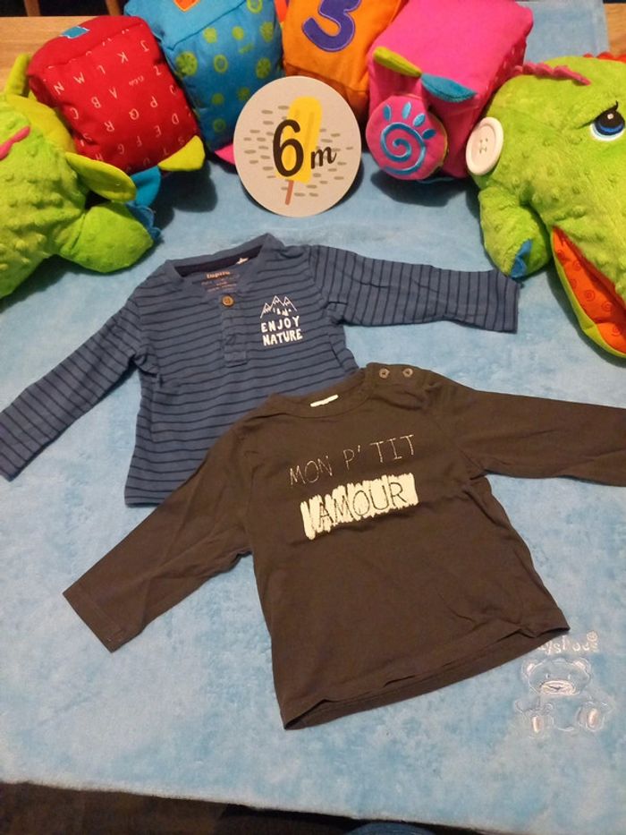 Lot de 2 tee shirt