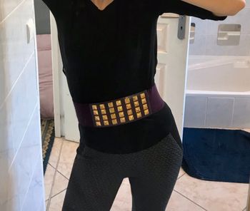 Ceinture violet / doré