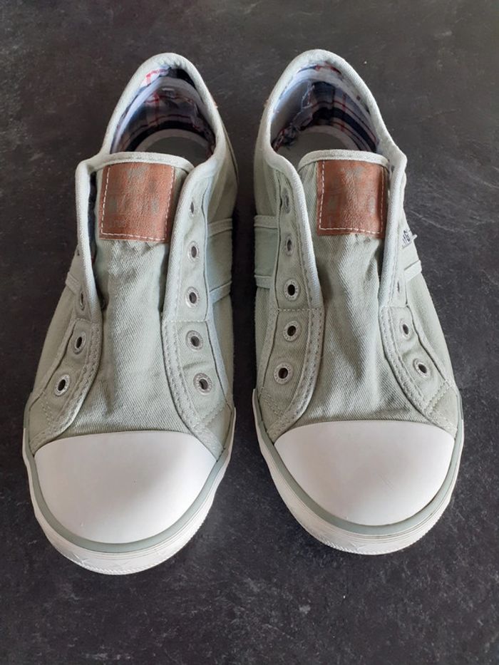 Baskets femme mustang kaki pointure 37 - photo numéro 2
