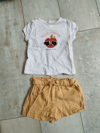 Short + t shirt