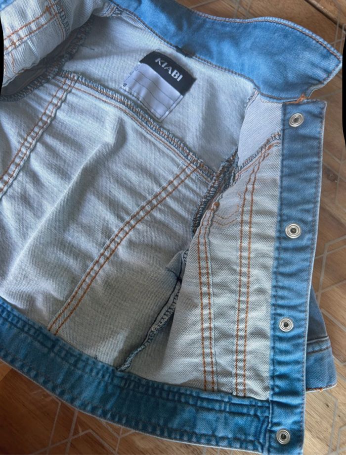Veste en jeans style délavé 3 mois mixte - photo numéro 7