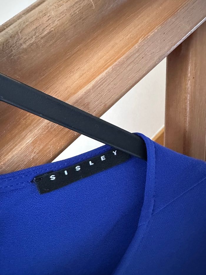 Robe Sisley bleu violette taille 40 neuve sans étiquette - photo numéro 2