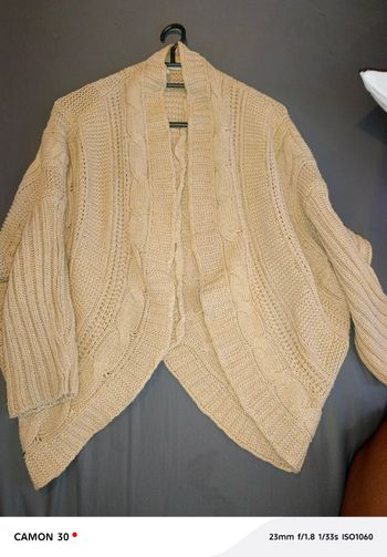 Veste Cardigan beige