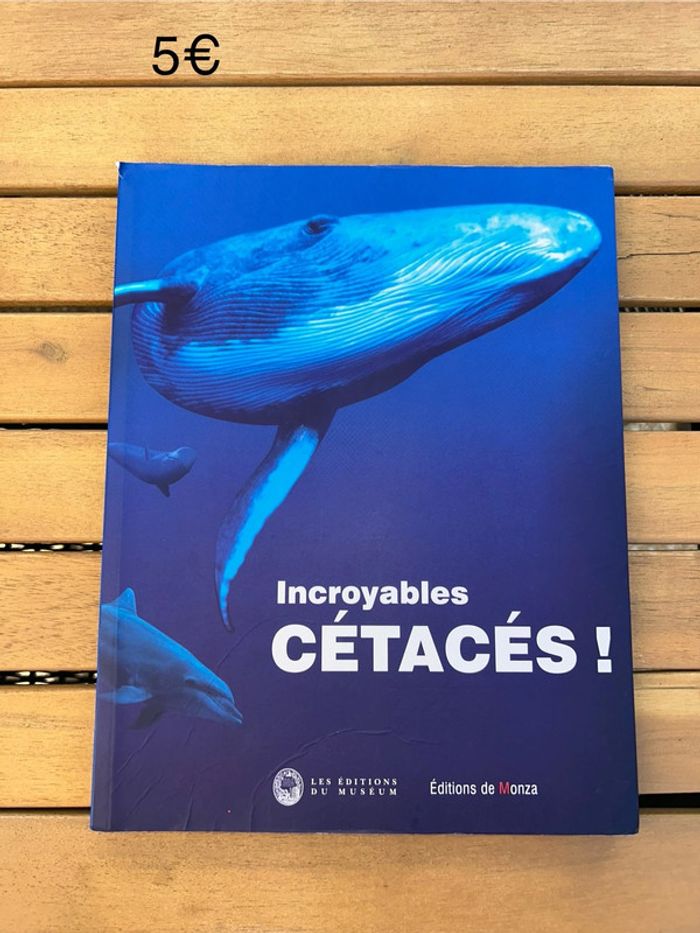 Livre incroyable cétacés