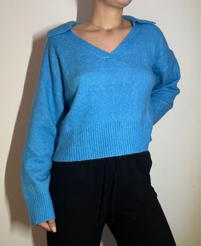 Pull avec col V
