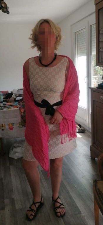 Robe chic cintrée 1,2,3 sans manches 40