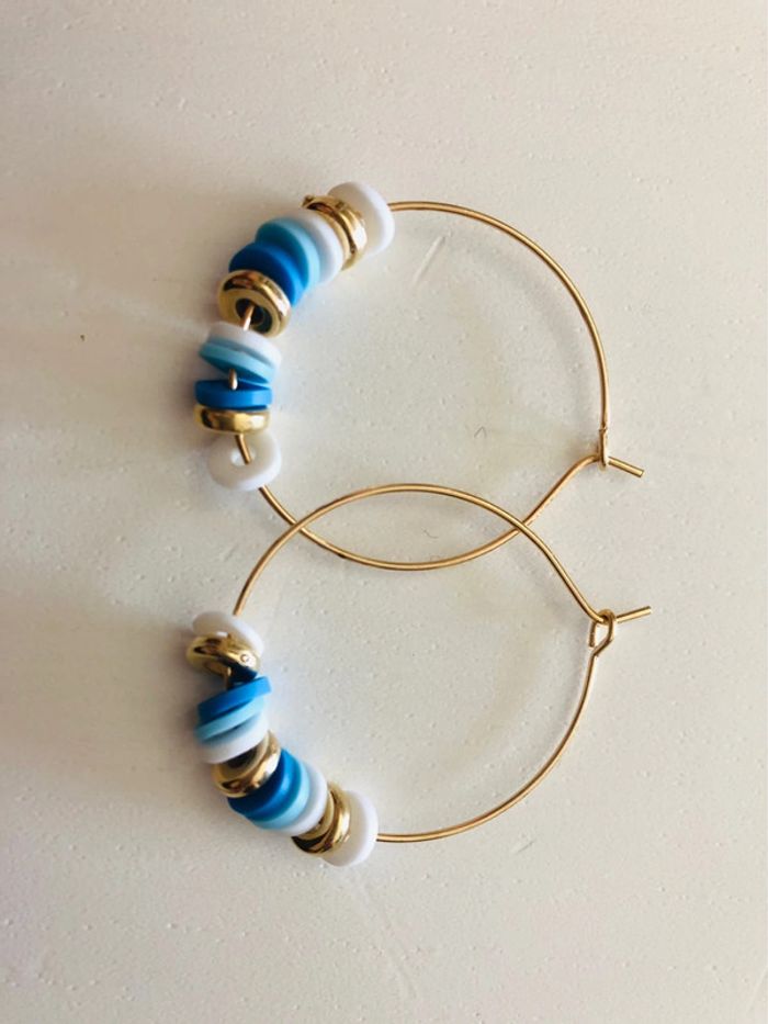 Boucle d’oreille Heishi