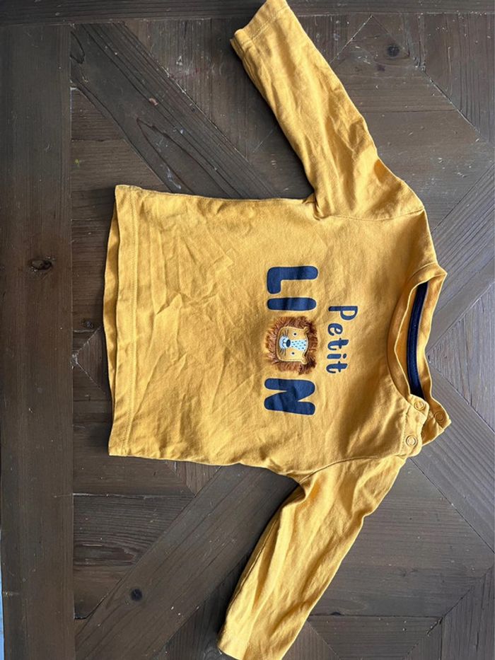 T-shirt petit lion