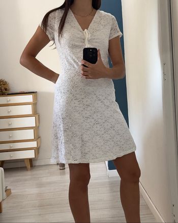Robe blanche Kiabi taille L peu portée