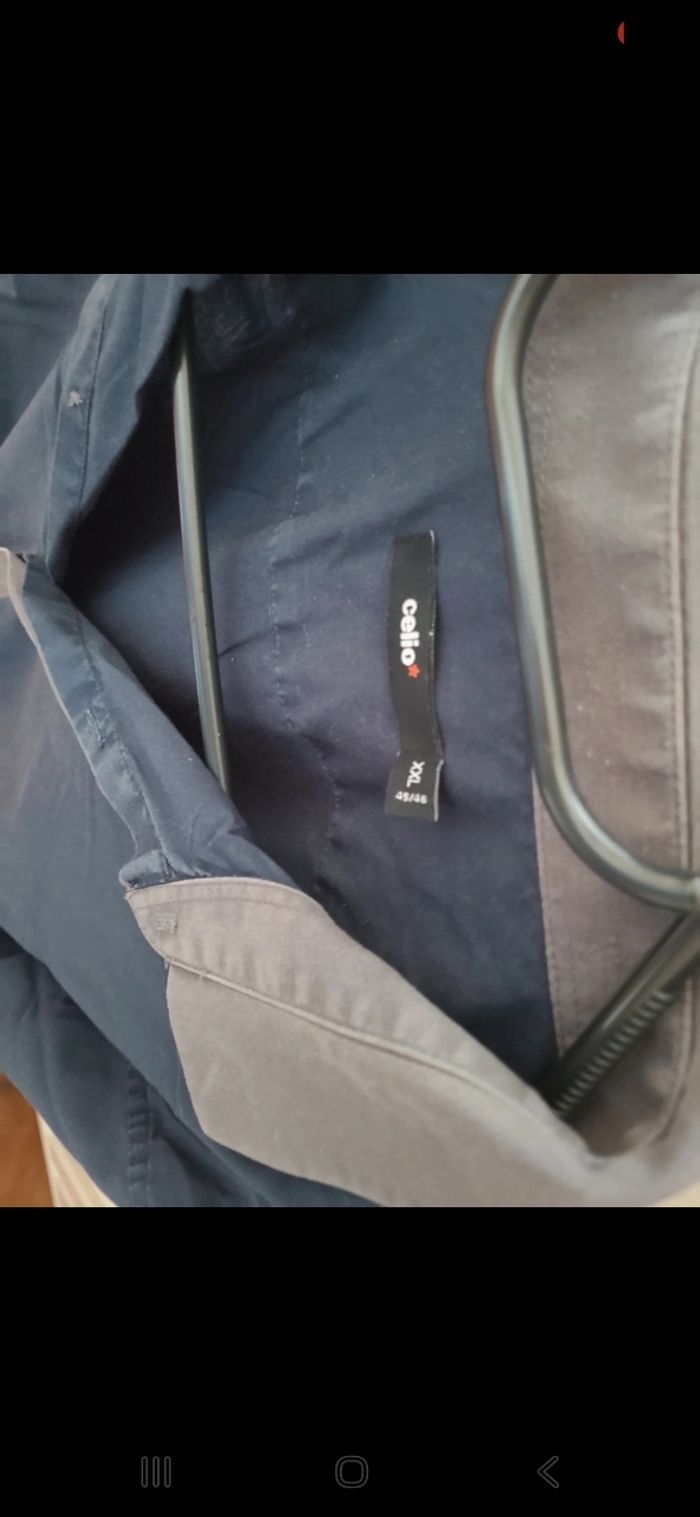 lot de 2 chemises Txxl  celio - photo numéro 3