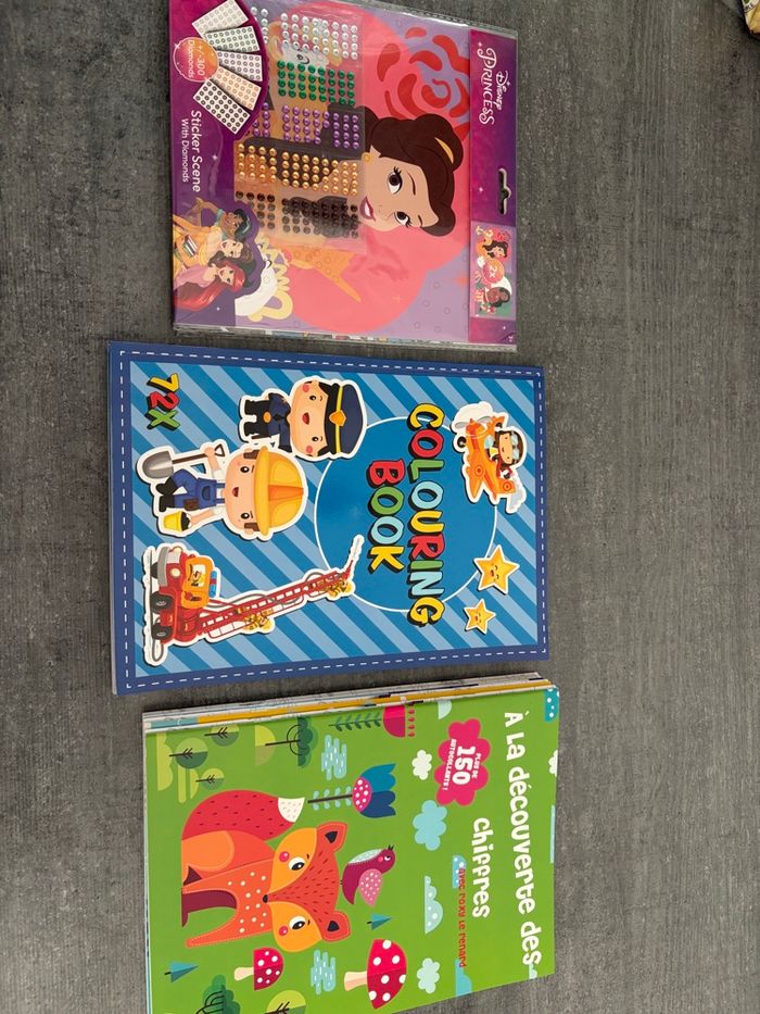 Exercices + coloriage + amusement