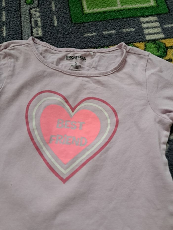 Lot de 2 t-shirts fille 5 ans - photo numéro 5