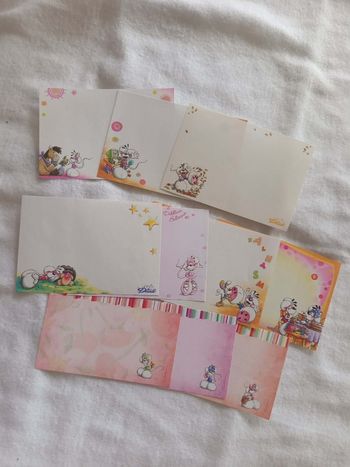 Lot de 10 feuilles memo rectangle diddl 