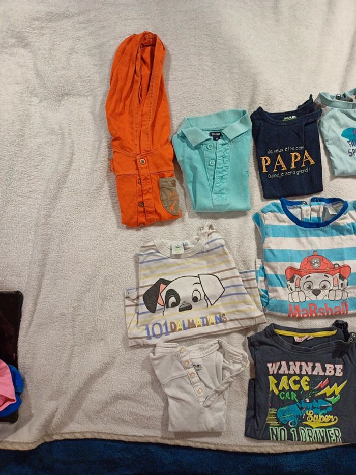 Lot t-shirt 18 mois - photo numéro 3