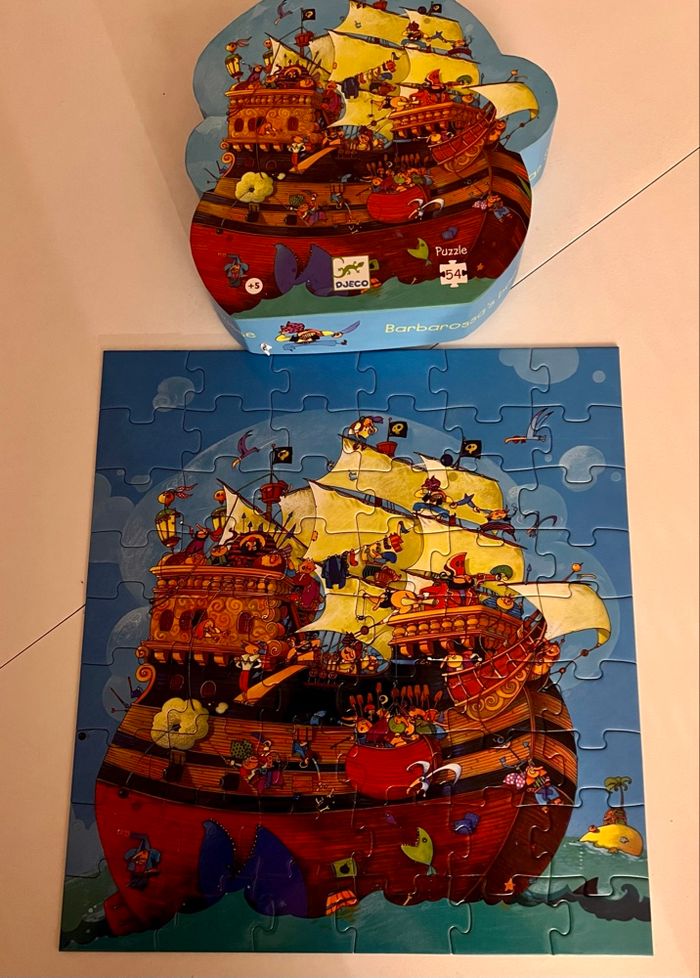 Puzzle Le bateau de Barberousse de Djeco - photo numéro 2