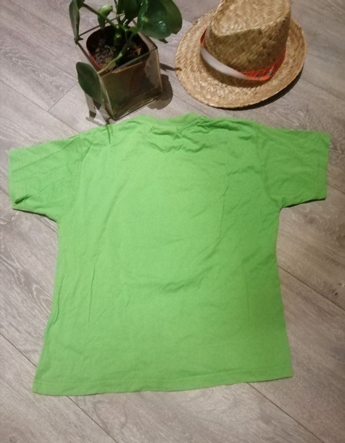 🌸Tee-shirt vert humoristique Taille 10 ans "Kiabi" Neuf 🌸 - photo numéro 2