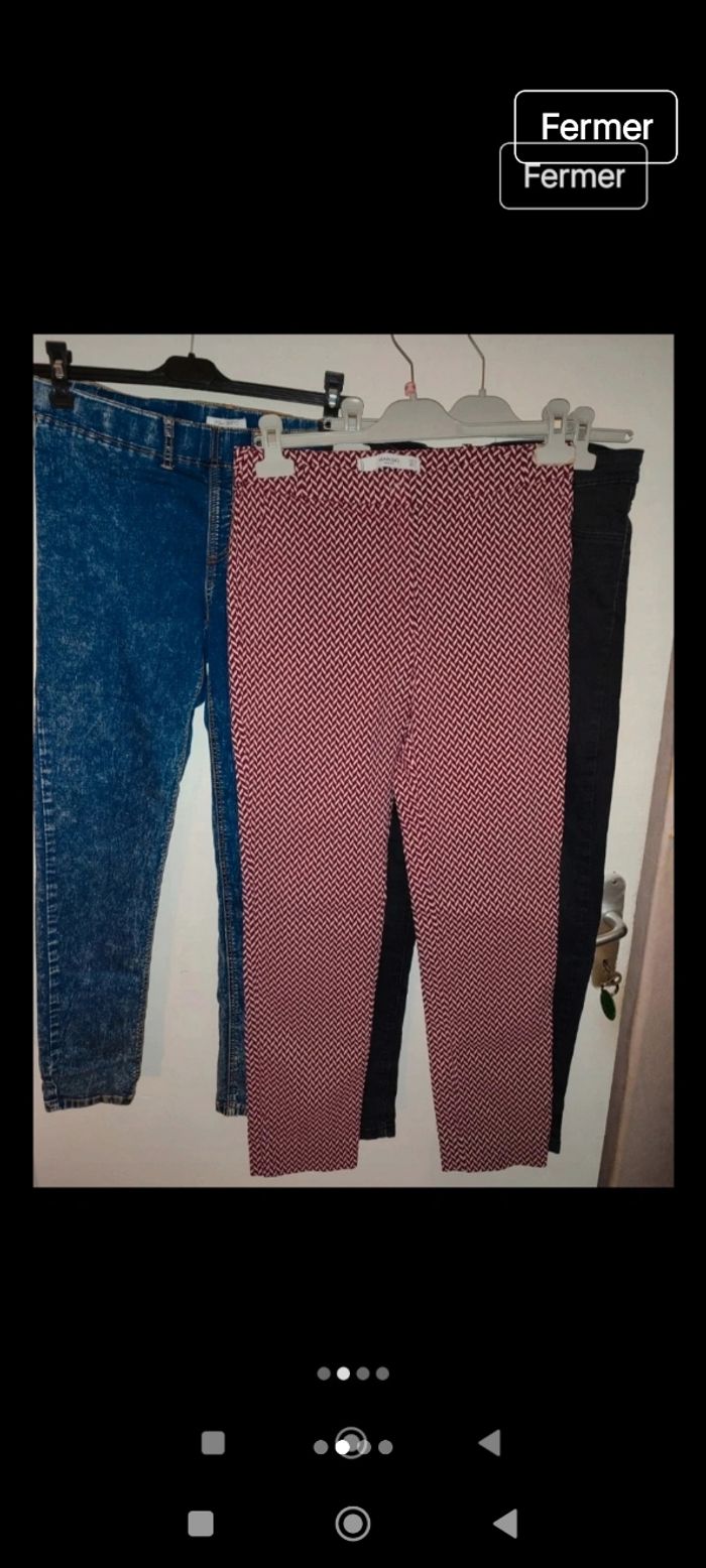 Lot 3 pantalons taille 40 - photo numéro 3