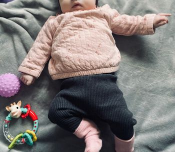 Ensemble gris et rose