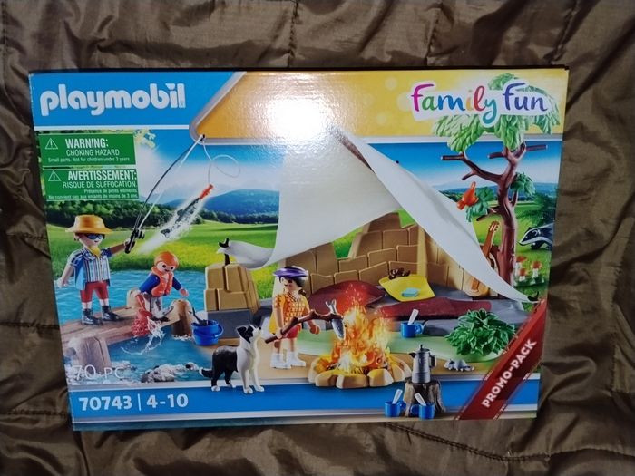 Playmobil famille de campeurs 70743