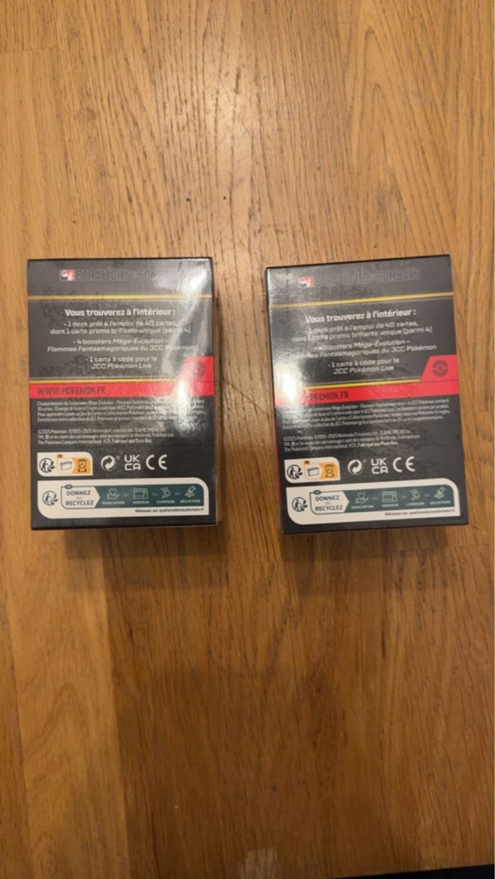Lot de 2 Kits AP Pokemon ME02 Mega Evolutions Flammes Fantasmagoriques scellés - photo numéro 2