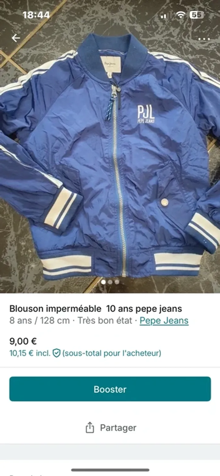 Veste pépé jeans - photo numéro 4