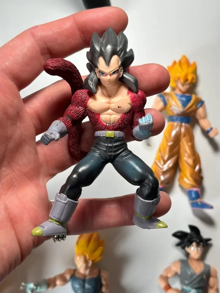 Lot de figurines dragon ball z DBZ GT super goku - photo numéro 4