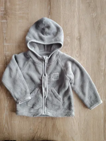 Gilet à capuche zippé polaire garçon
