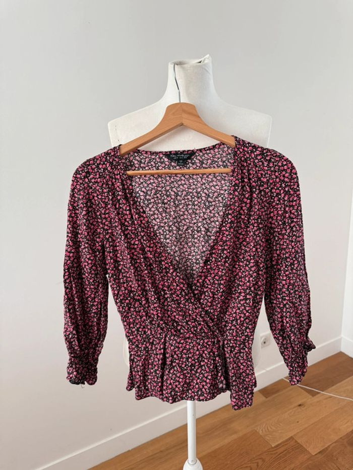 Jolie blouse fleurie 36/S