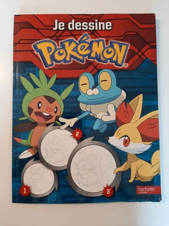 Livre je dessine les Pokémon. Hachette Jeunesse