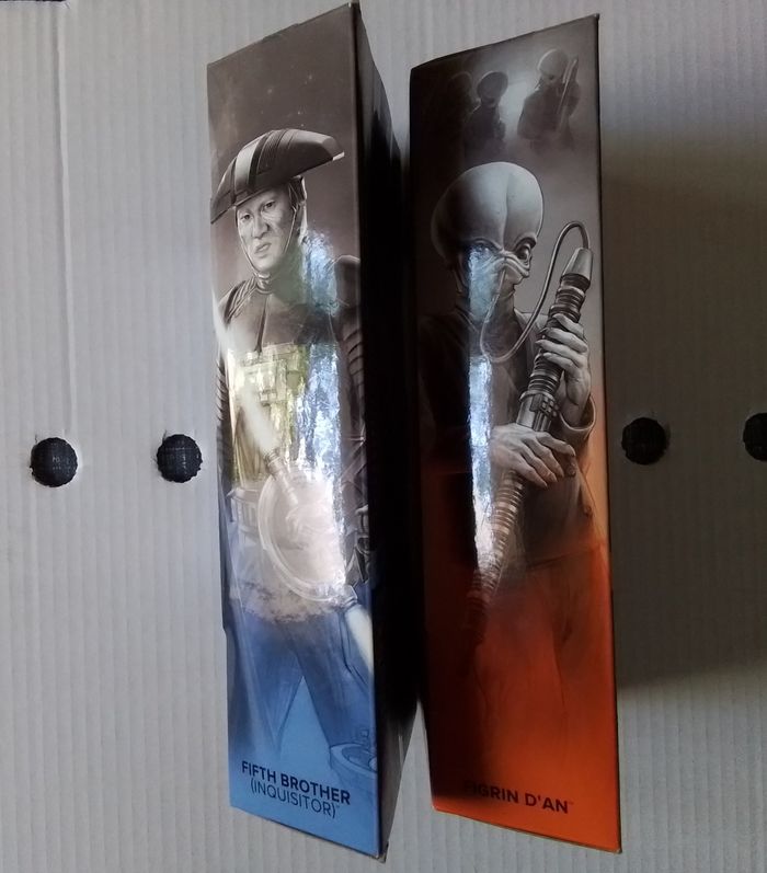Lot 2 figurines univers star wars 17cm boite marque Hasbro - photo numéro 3