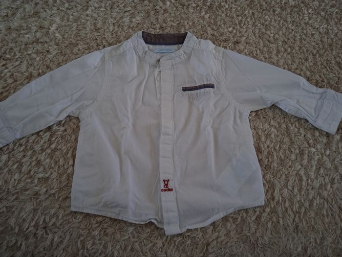 Chemise ML garçon 12 mois