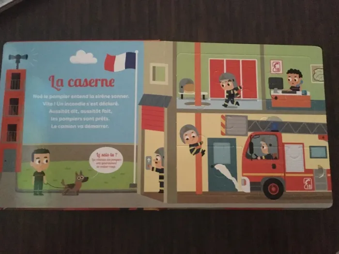 Mon livre Puzzle Les pompiers - photo numéro 3