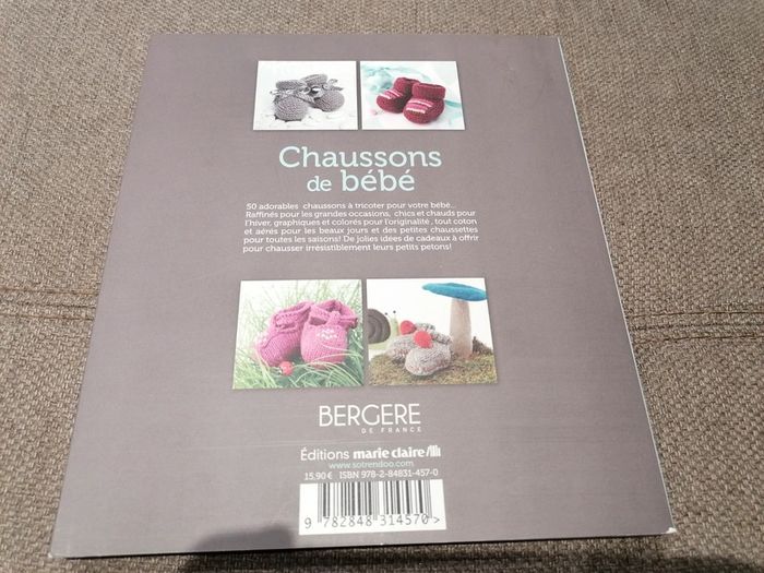 Livre chaussons de bébé 50 modèles à tricoter - photo numéro 3