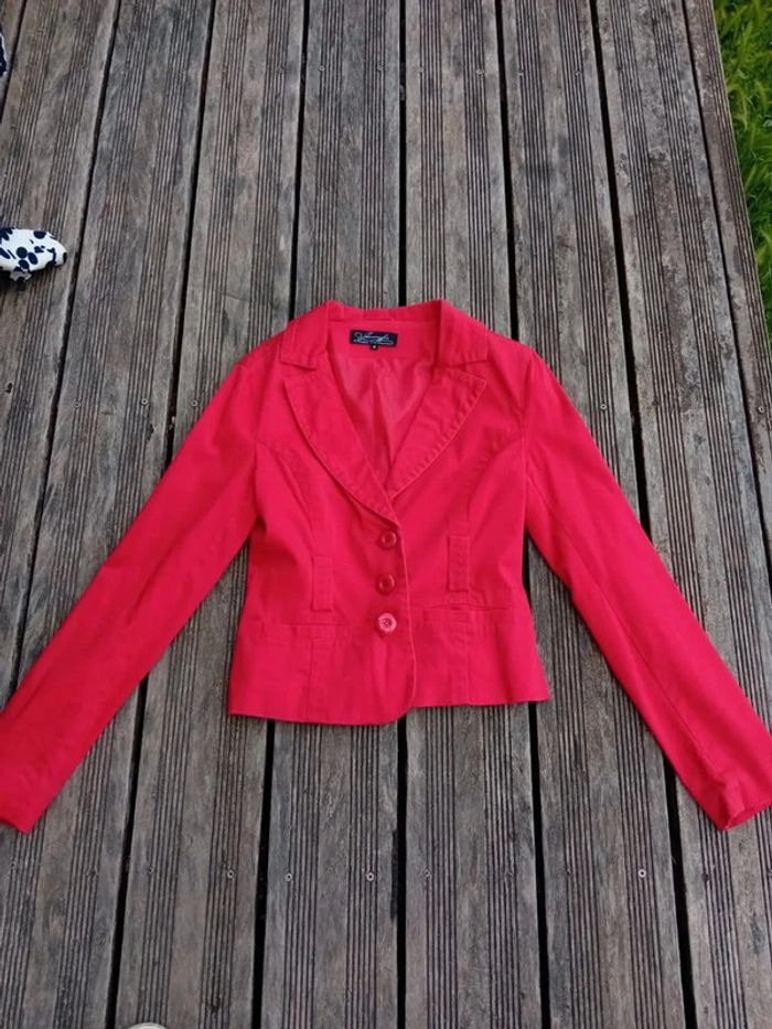 Veste rouge courte Jennifer M - photo numéro 2