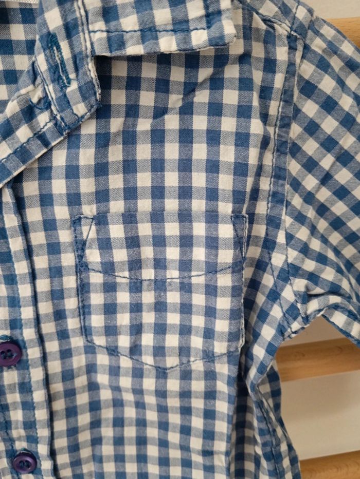Chemise a carreaux mini gang - photo numéro 3