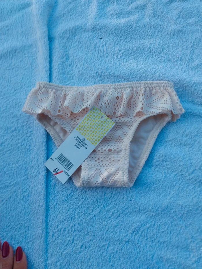 Culotte de maillot de bain bébé fille 6 mois