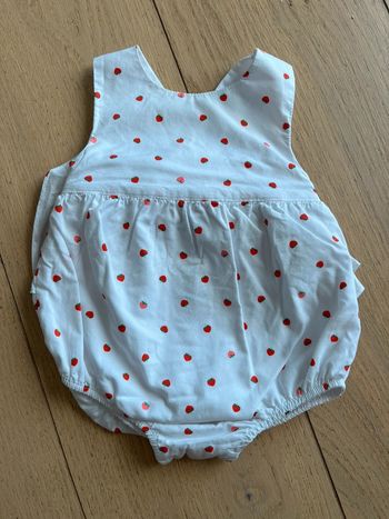 Barboteuse fraise jacadi