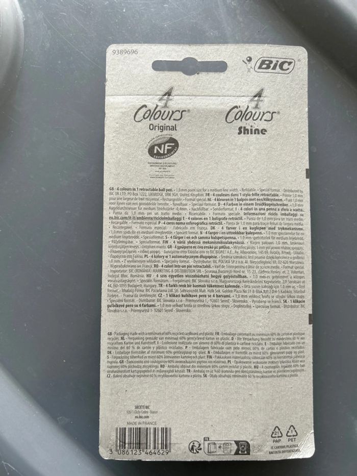 4 BIC 4 couleurs Shine - photo numéro 2