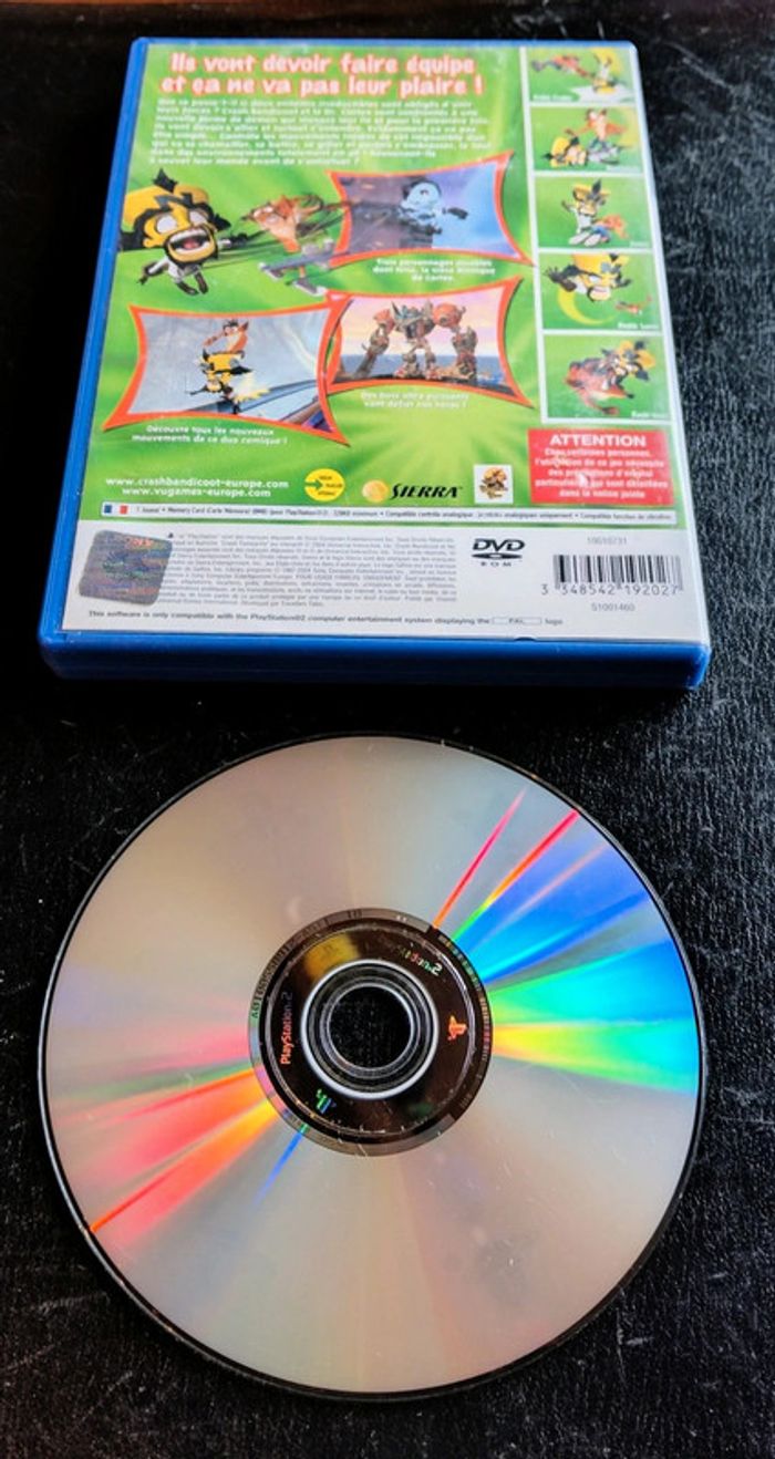 Jeu PS2 crash twin sanity - photo numéro 2