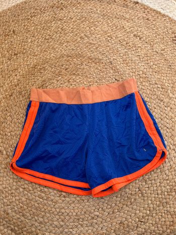 Short Danskin Fille Bleu/Orange Taille 10 Ans | Très Bon État | SNVintagefr | BS1771