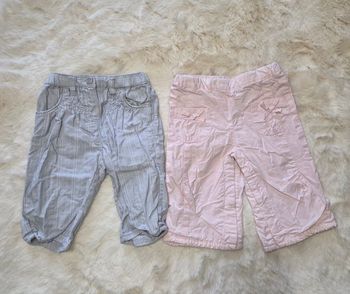 Lot pantalons bébé fille 3 mois 
